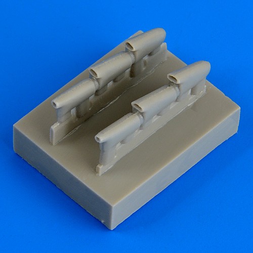 Quickboost - Hurricane Mk.I-late exhaust f. Airfix