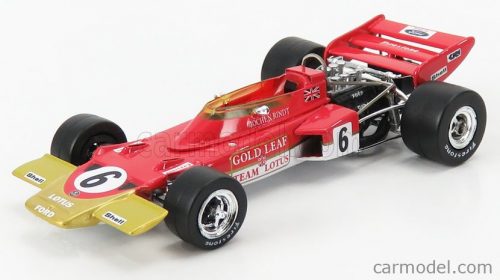 Quartzo - Lotus F1 72C Team Lotus N 6 Winner French Gp Jochen Rindt 1970 World Champion Red Gold