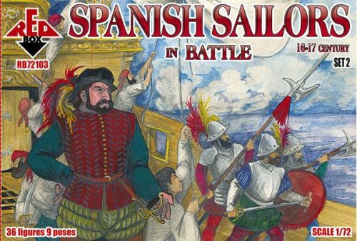 Red Box - Spanish Sailors in Battle, 16-17th centu