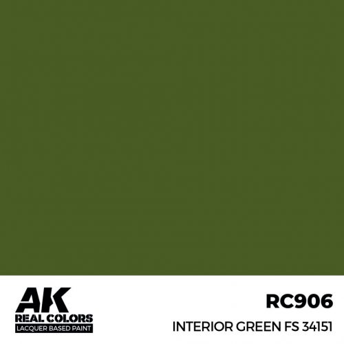 AK Interactive - Interior Green FS 34151 17 ml.