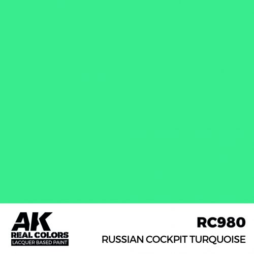 AK-Interactive - RC980 Russian Cockpit Torquoise 17ml.