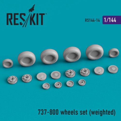 Reskit - 737-800 wheels set (weighted) (1/144)