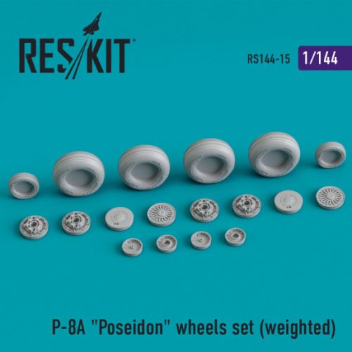 Reskit - P-8A "Poseidon" wheels set (weighted) (1/144)