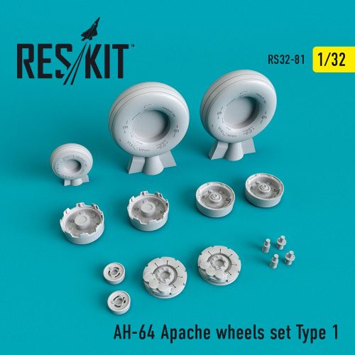 Reskit - AH-64 "Apache" wheels set type 1 (1/32)