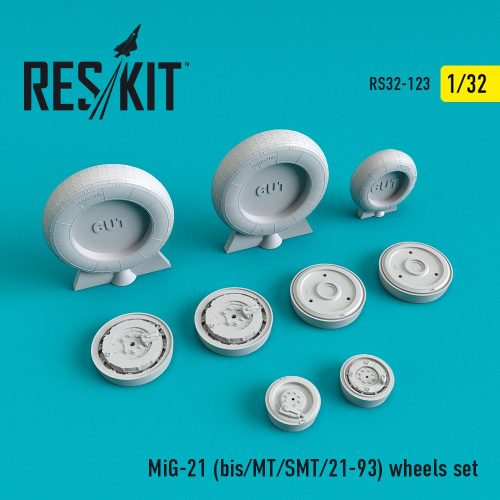 Reskit - MiG-21 (bis, MT, SMT, 21-93) wheels set (1/32)