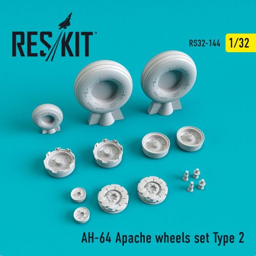 Reskit - AH-64 "Apache" wheels set type 2  (1/32)