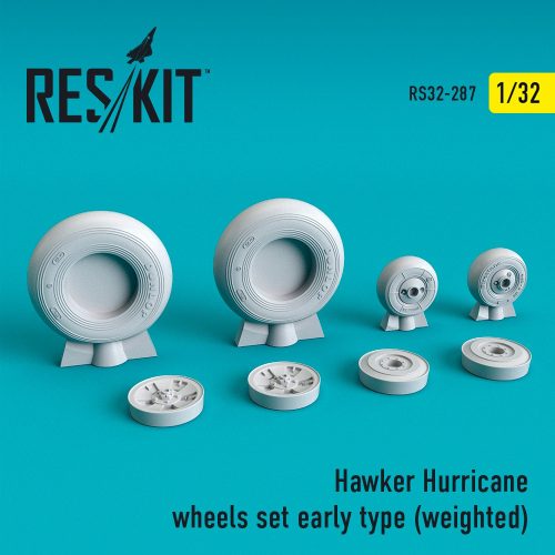 Reskit - Hawker Hurricane wheels set (early type) (weighted) (1/32)