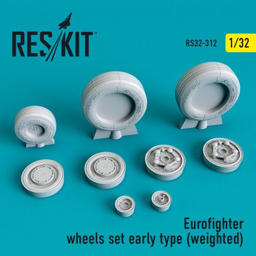 Reskit - Eurofighter wheels set (early type)  (weighted) (1/32)