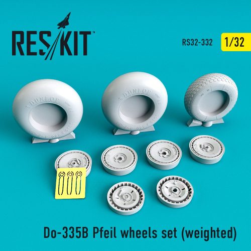 Reskit - Do-335В "Pfeil" wheels set  (weighted) (1/32)