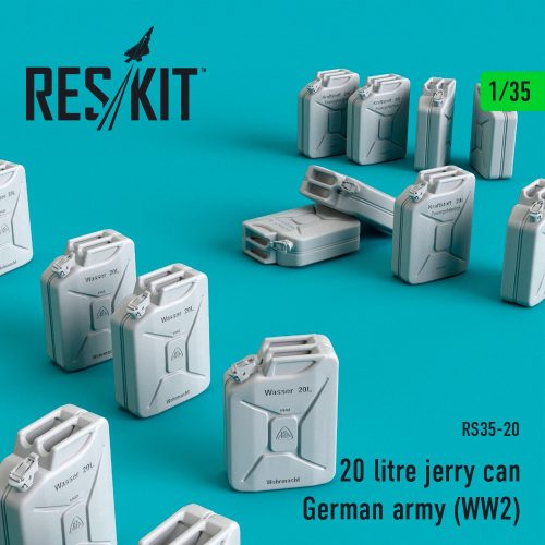 Reskit - 20 litre jerry cans - German army (WWll) (16 pcs) (1/35)