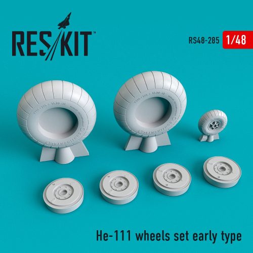 Reskit - He-111 wheels set early type (1/48)