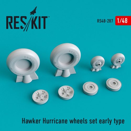 Reskit - Hawker Hurricane wheels set early type (weighted) (1/48)