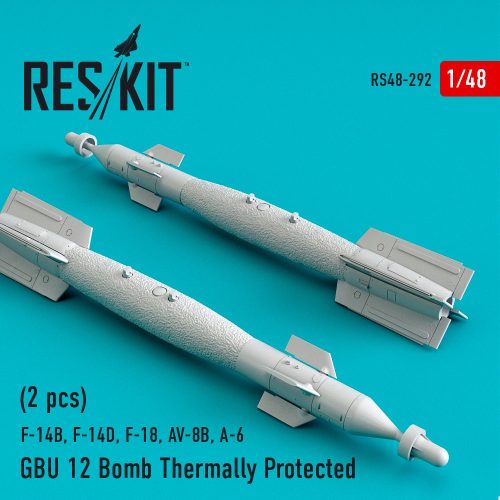 Reskit - GBU-12 "Paveway II" thermally protected laser guided bombs (2 pcs) (F-14, F-18, F-35, AV-8B, A-6)  (