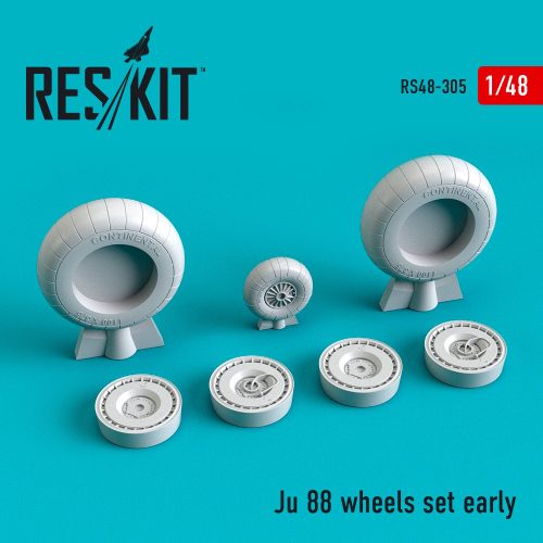 Reskit - Ju-88 wheels set early type (1/48)