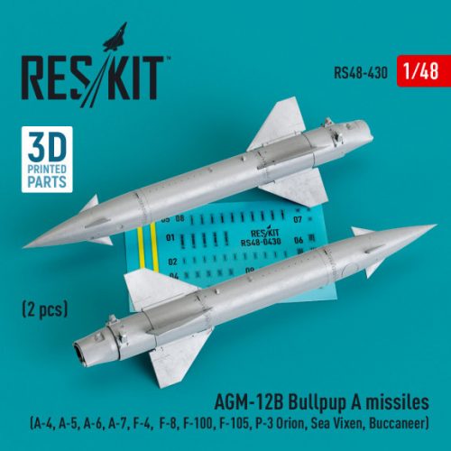 Reskit - AGM-12B Bullpup A missiles (2 pcs) (A-4, A-5, A-6, A-7, F-4, F-8, F-100, F-105, P-3 Orion, Sea Vixen