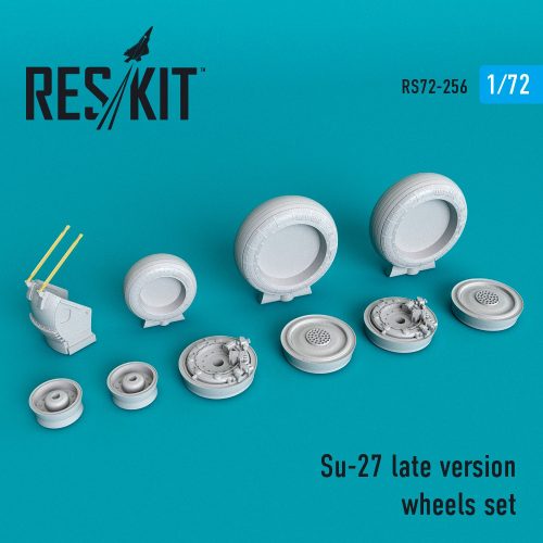 Reskit - Su-27 wheels set Late version set (1/72)