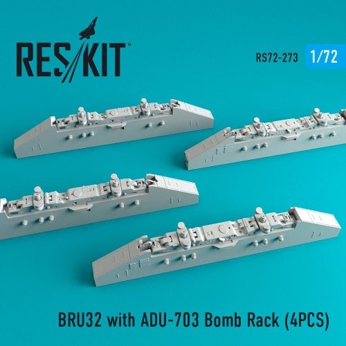 Reskit - BRU-32 with ADU-703 Bomb racks for F-14 (A, B,D) (4 pcs) (1/72)