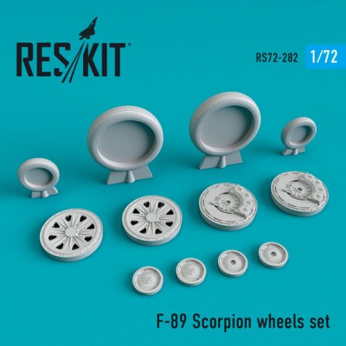 Reskit - F-89 "Scorpion" wheels set (1/72)