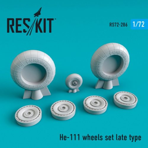 Reskit - He-111 wheels set late type (1/72)