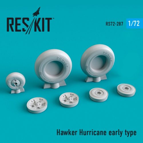 Reskit - Hawker Hurricane wheels set early type (weighted) (1/72)