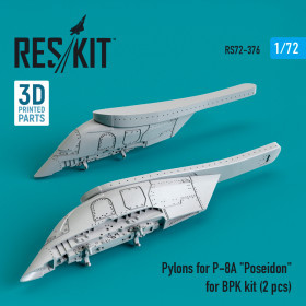 Reskit - Pylons for P-8A "Poseidon" for BPK kit (2 pcs) (3D Printed) (1/72)