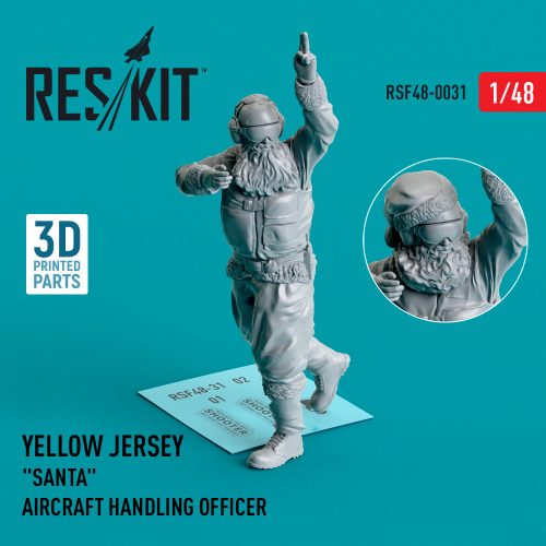 Reskit - Yellow jersey "Santa" Aircraft Handling Officer (1 pcs)  (3D Printed) (1/48)