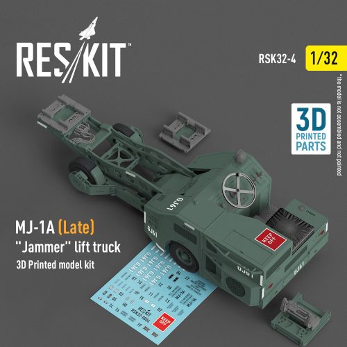 Reskit - MJ-1A (Late) "Jammer" lift truck  (3D Printed model kit) (1/32)