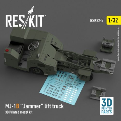 Reskit - MJ-1B "Jammer" lift truck (3D Printed model kit) (1/32)