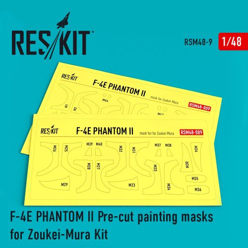 Reskit - F-4E "Phantom II" Pre-cut painting masks for Zoukei-Mura kit (1/48)