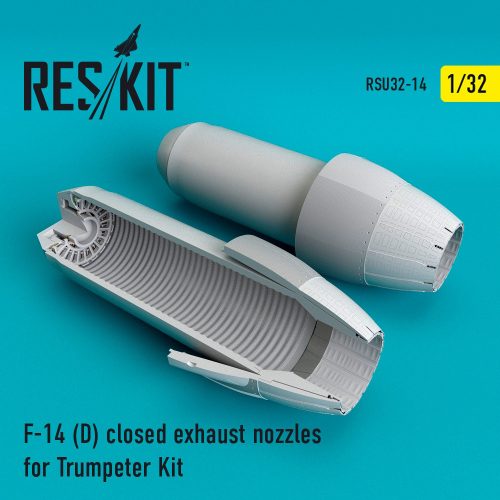 Reskit - F-14D "Tomcat" closed exhaust nozzles for Trumpeter kit (1/32)