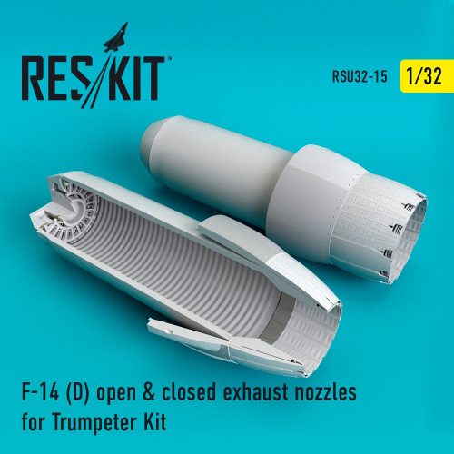 Reskit - F-14D "Tomcat" open & closed exhaust nozzles Trumpeter kit (1/32)