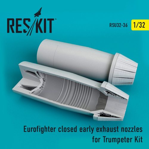 Reskit - Eurofighter closed (early type) exhaust nozzles  for  Trumpeter kit (1/32)