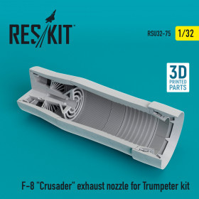 Reskit - F-8 "Crusader" exhaust nozzle for Trumpeter kit (1/32)