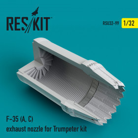 Reskit - F-35 (A, C) exhaust nozzle for Trumpeter kit (1/32)