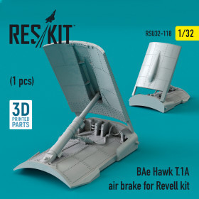 Reskit - BAe Hawk T.1A air brakes for Revell kit (3D Printed) (1/32)