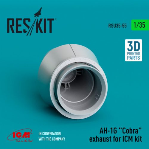 Reskit - AH-1G "Cobra" exhaust for ICM kit (3D Printed) (1/35)