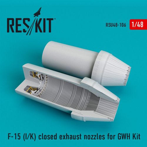 Reskit - F-15I closed exhaust nozzles for  GWH kit (1/48)