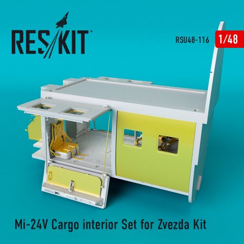 Reskit - Mi-24V Cargo interior Set for Zvezda kit (1/48)