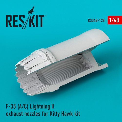 Reskit - F-35 (A/С) Lightning II exhaust nozzle for KittyHawk kit (1/48)