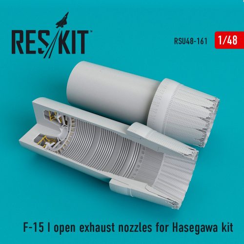 Reskit - F-15I open exhaust nozzles for Hasegawa kit (1/48)