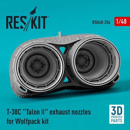 Reskit - T-38C "Talon ll" exhaust nozzles for Wolfpack kit (3D Printed) (1/48)