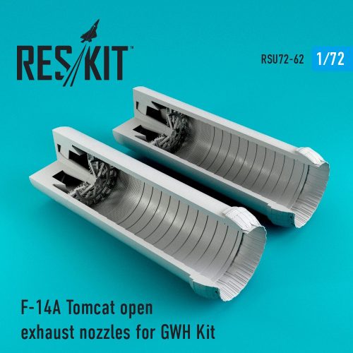 Reskit - F-14A "Tomcat" open exhaust nozzles for GWH kit (1/72)