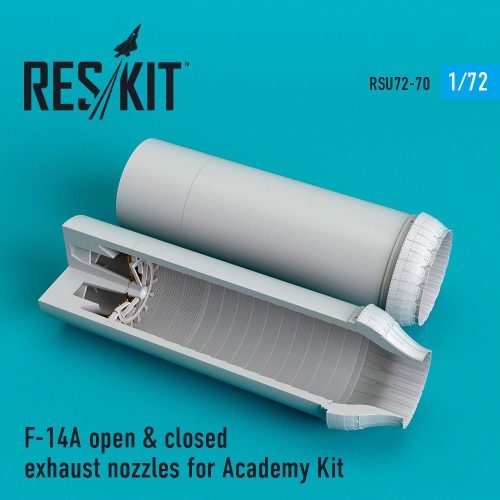 Reskit - F-14A "Tomcat" open & closed exhaust nozzles for Academy kit (1/72)