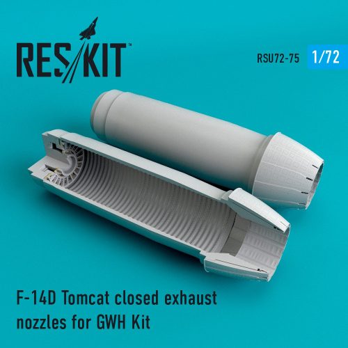 Reskit - F-14D "Tomcat" closed exhaust nozzles for GWH kit (1/72)