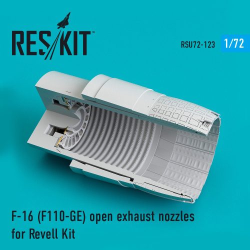 Reskit - F-16 "Fighting Falcon" (F110-GE) open exhaust nozzles for Revell kit (1/72)