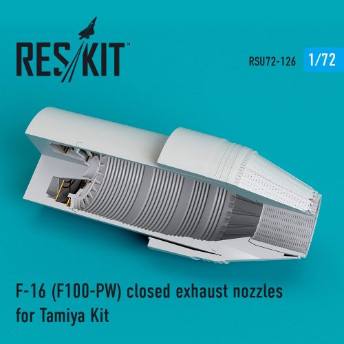 Reskit - F-16 "Fighting Falcon" (F100-PW) closed exhaust nozzles for Tamiya kit (1/72)