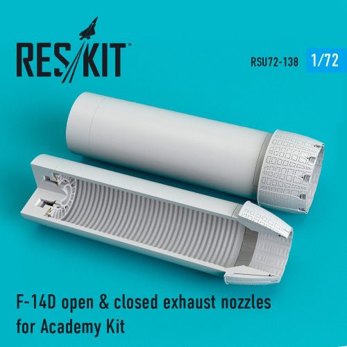 Reskit - F-14D "Tomcat" open & closed exhaust nozzles for Academy kit (1/72)