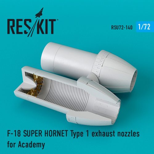 Reskit - F/A-18 "Super Hornet" type 1 exhaust nozzles for Academy kit (1/72)