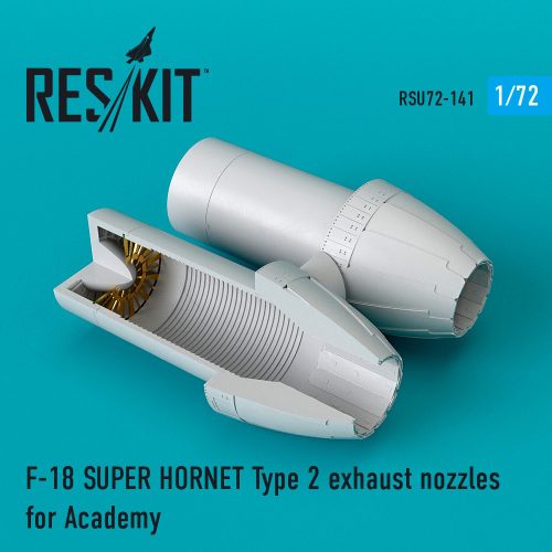 Reskit - F/A-18 "Super Hornet" type 2 exhaust nozzles for Academy kit (1/72)