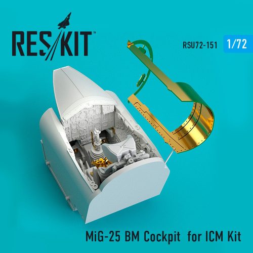 Reskit - MiG-25 BM Cockpit for ICM kit (1/72)